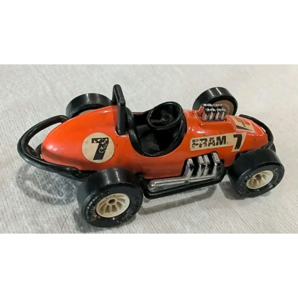 Vintage 1970s Buddy L Zip Wheel Sprint Car #7 Fram Race Car